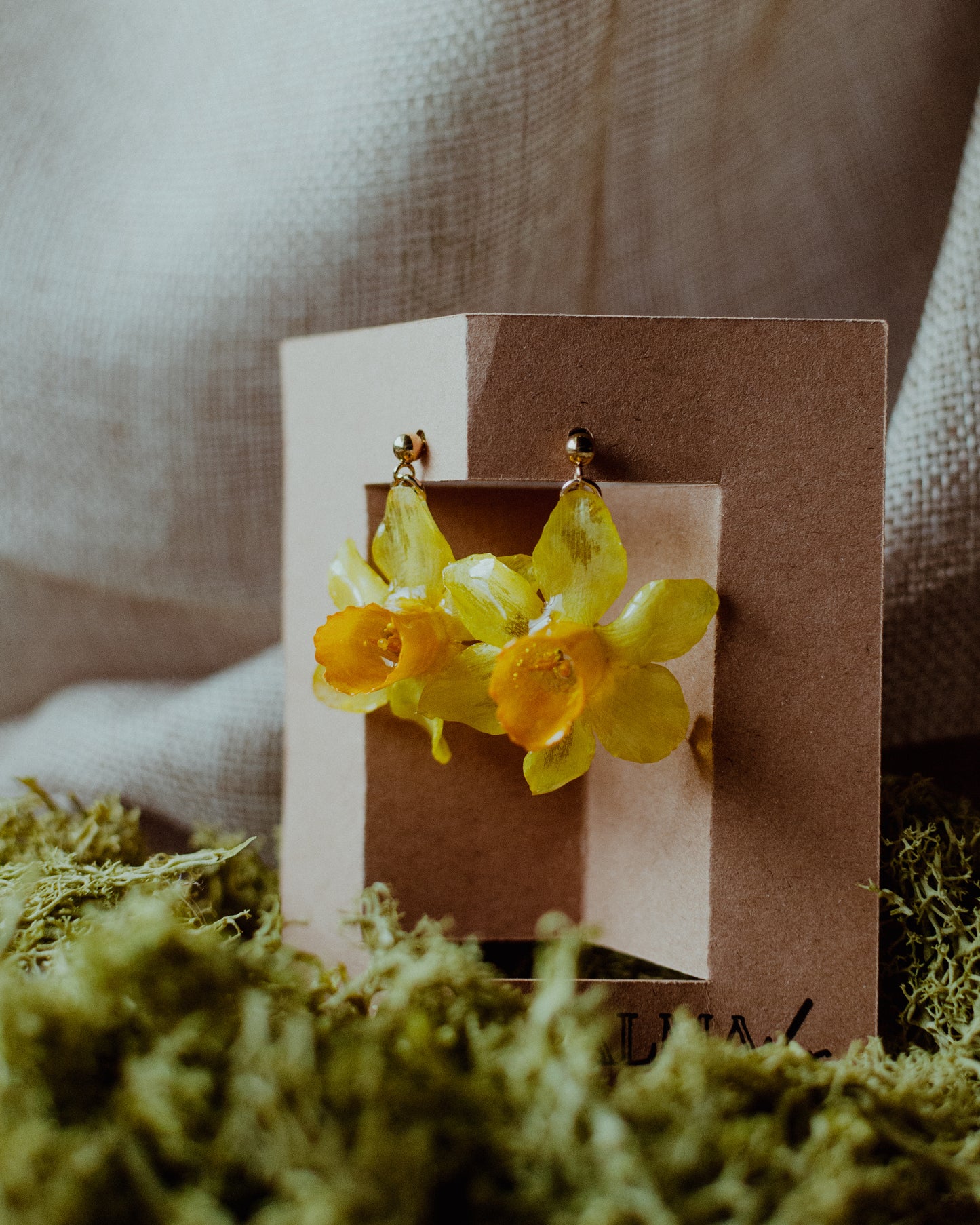 Pendientes narciso simple