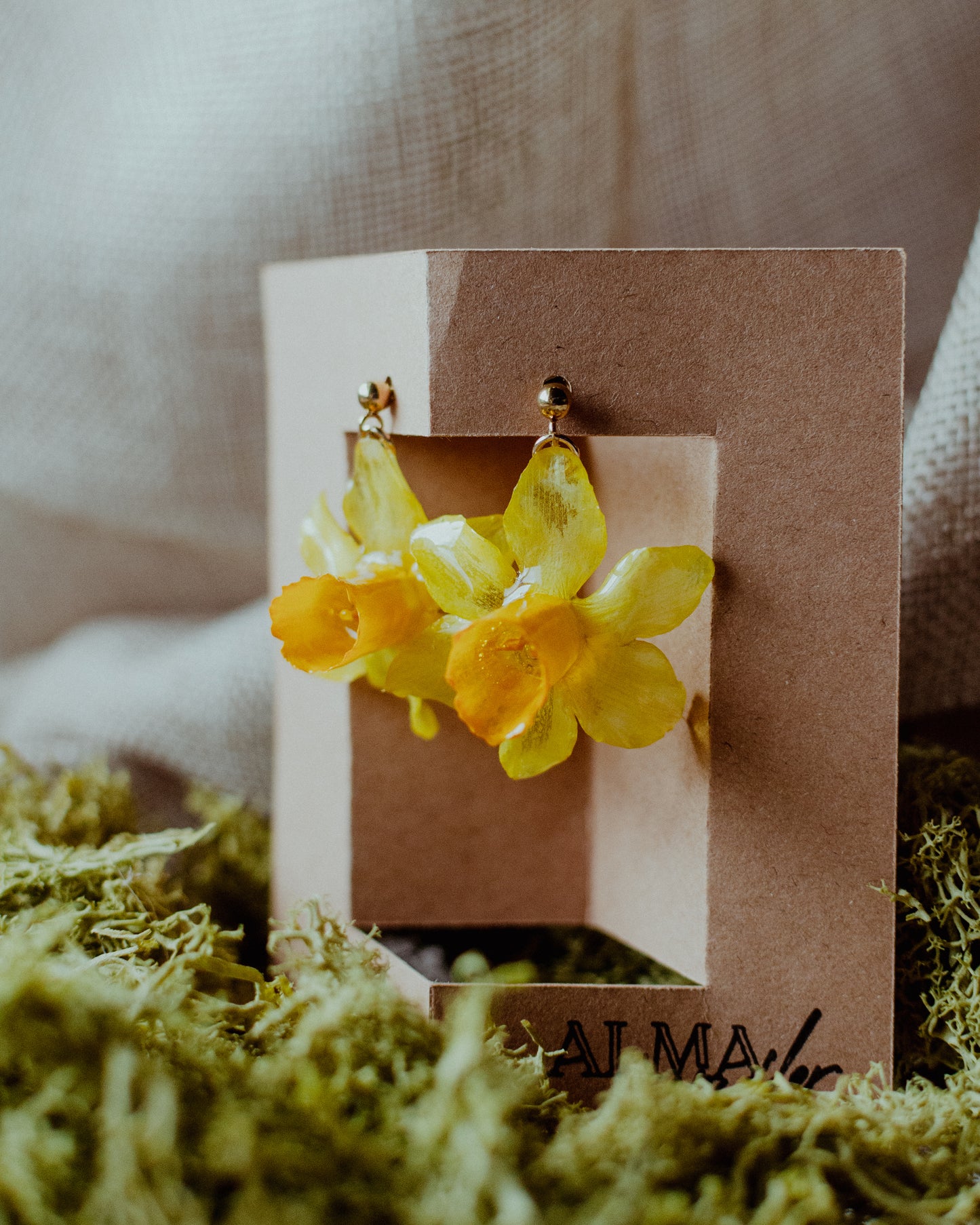 Pendientes narciso simple