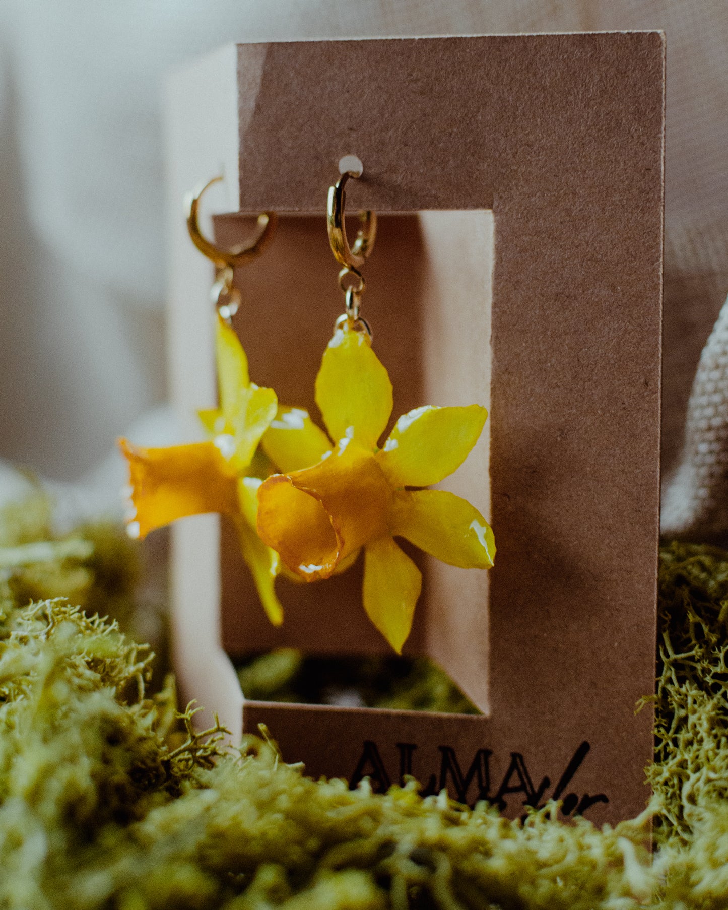 Pendientes narciso simple