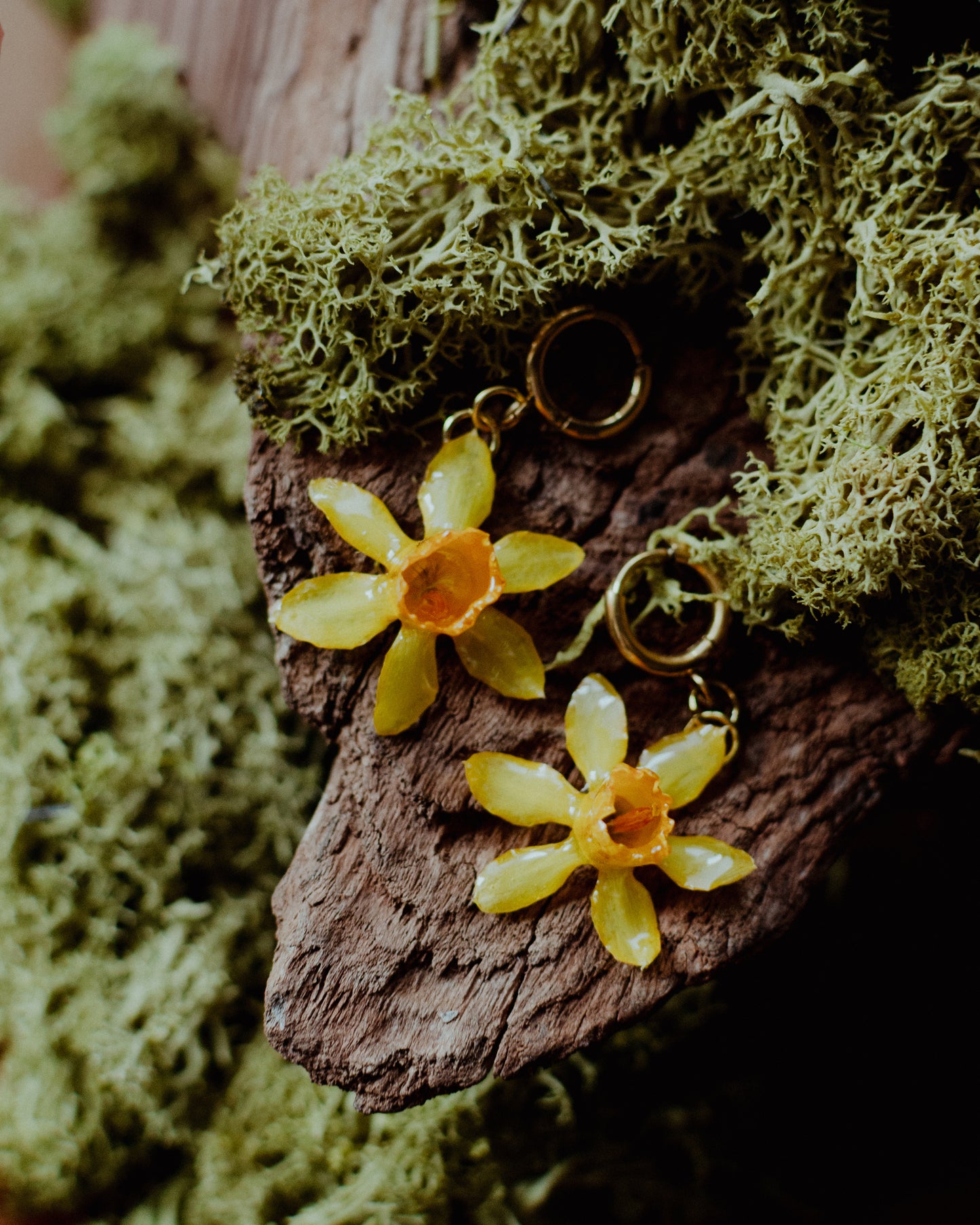Pendientes narciso simple