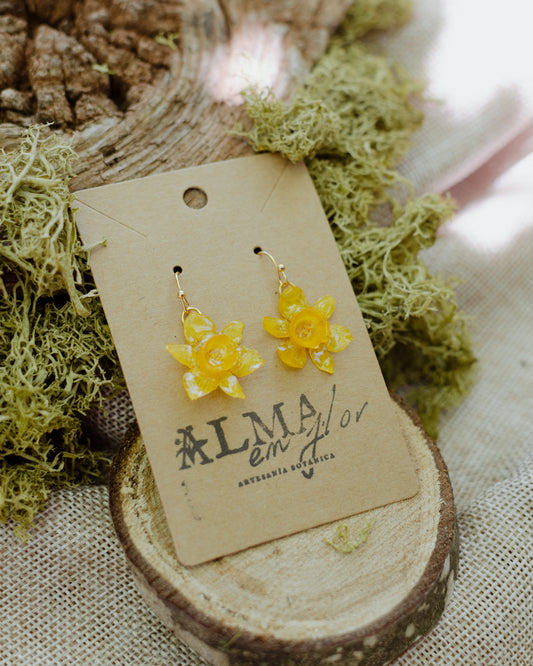 Pendientes narciso mini salvaje