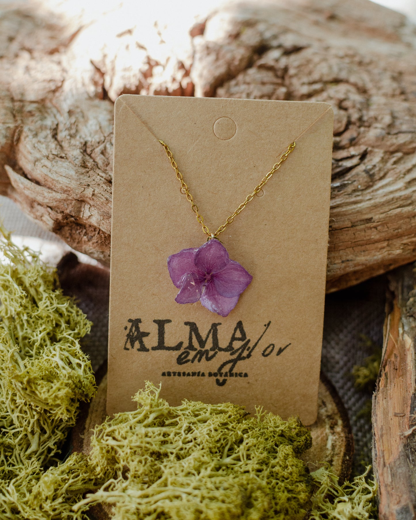Collar hortensia mini