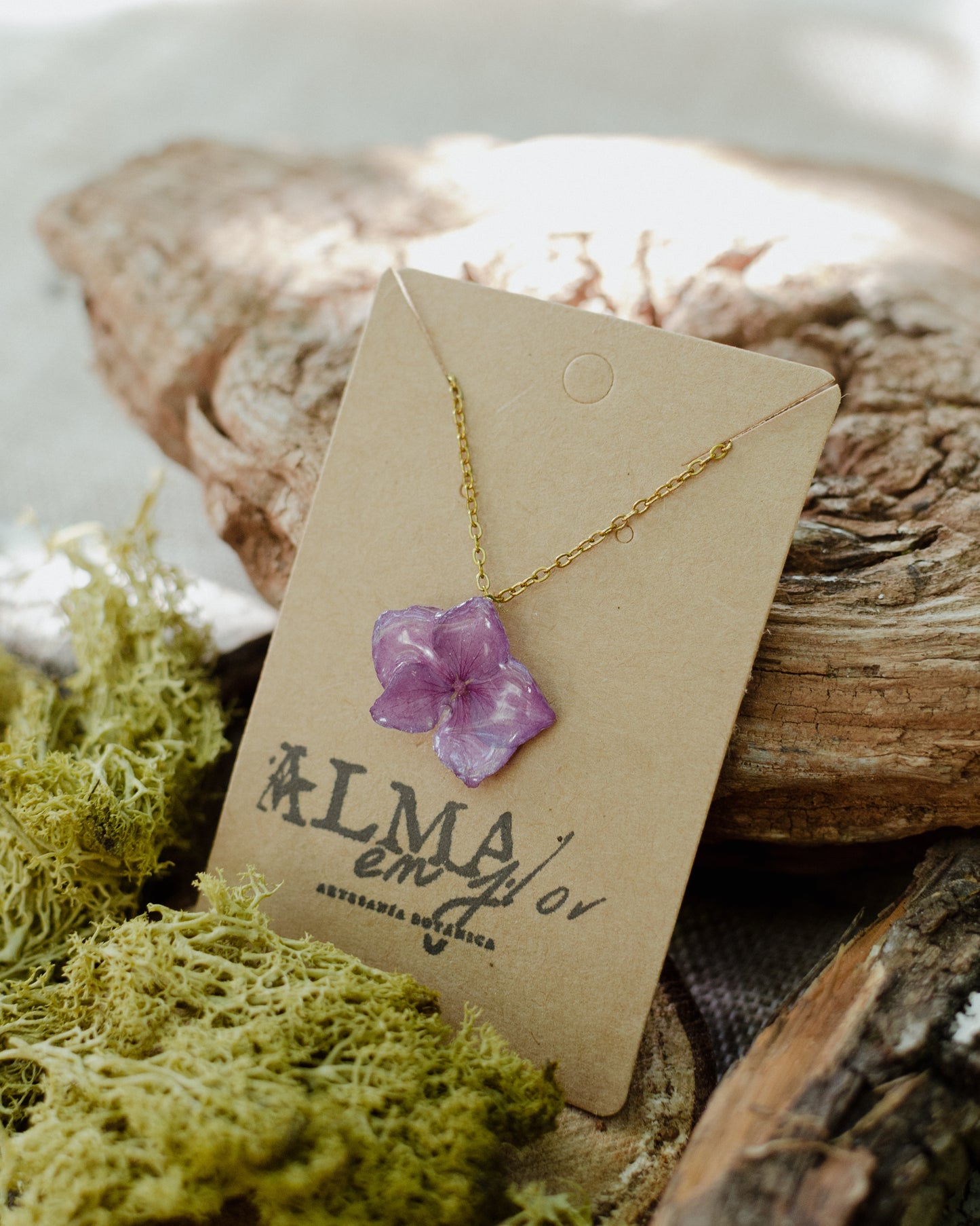 Collar hortensia mini