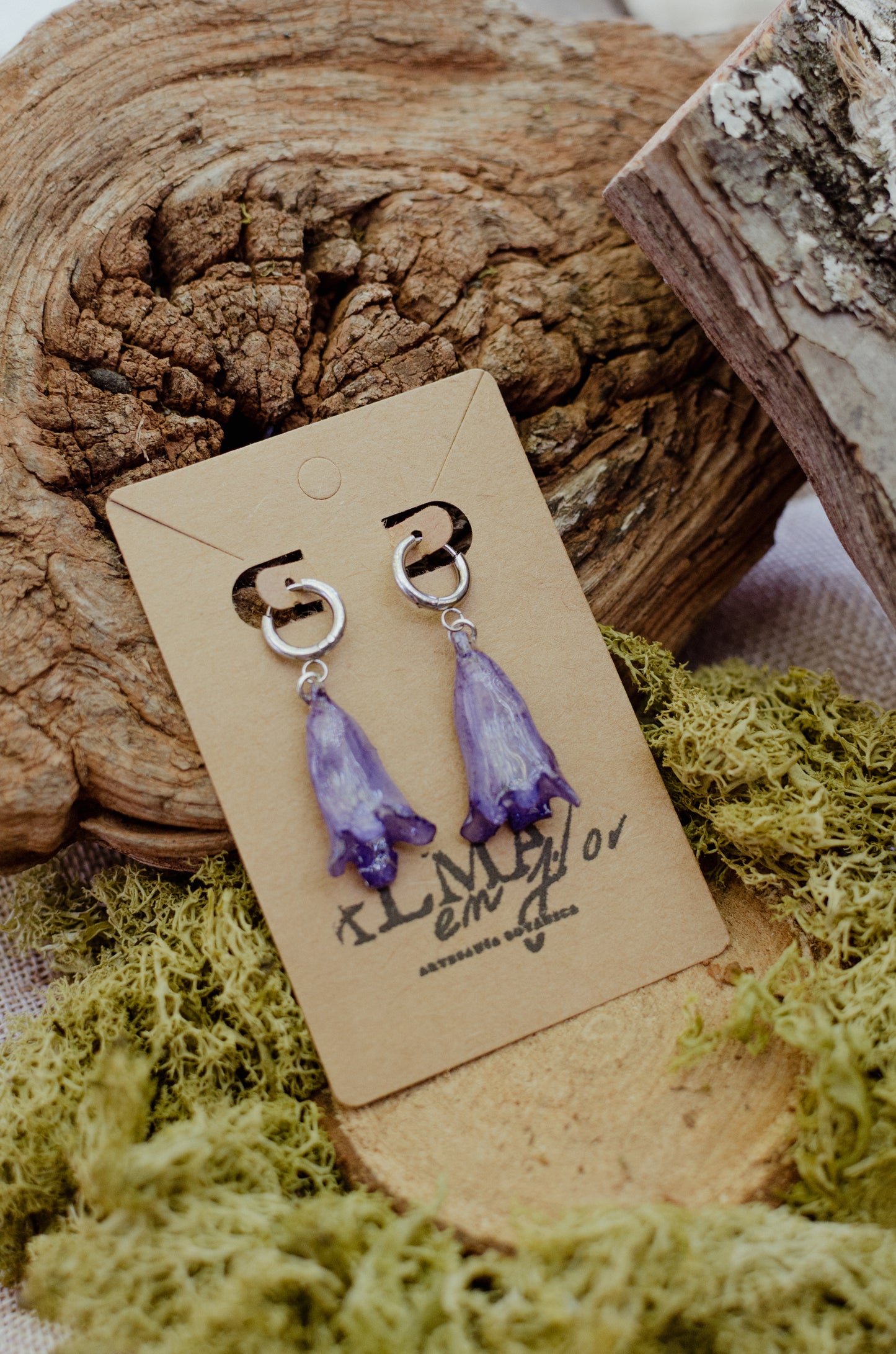Pendientes jacaranda