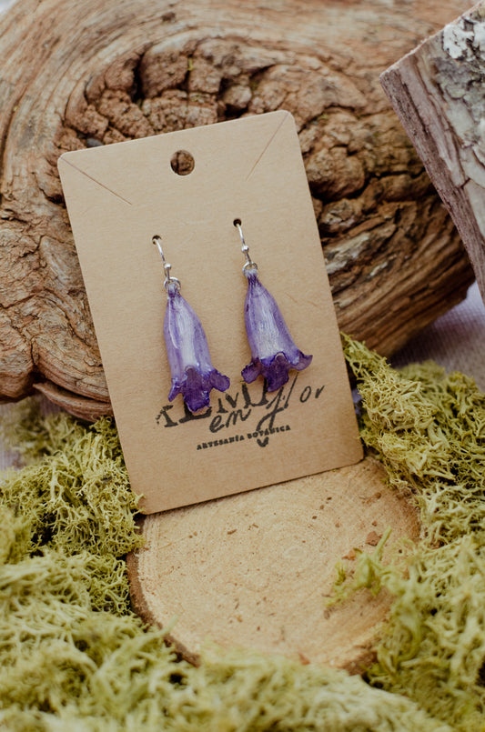 Pendientes jacaranda