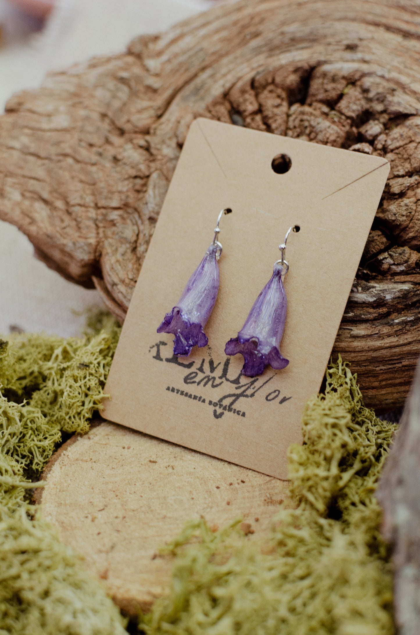 Pendientes jacaranda