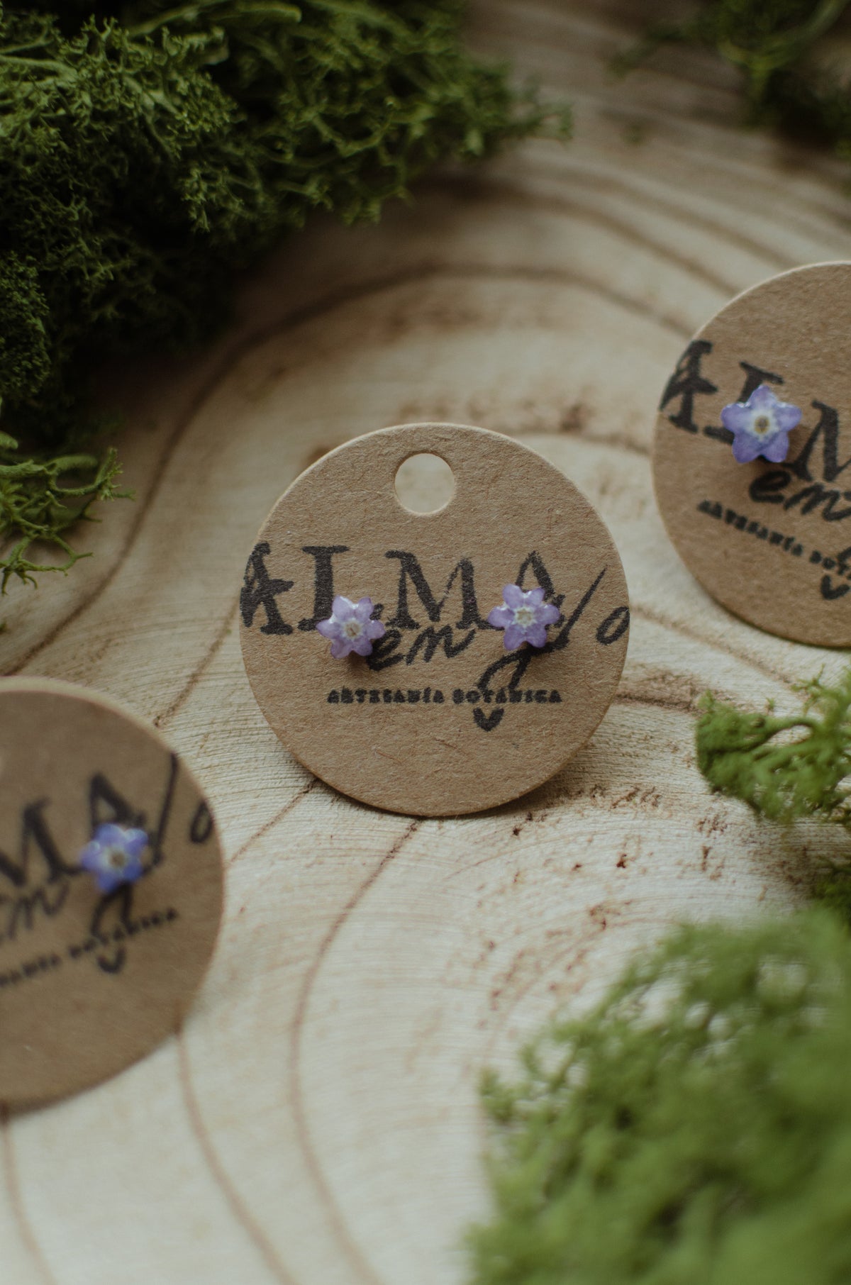 Pendientes nomeolvides mini